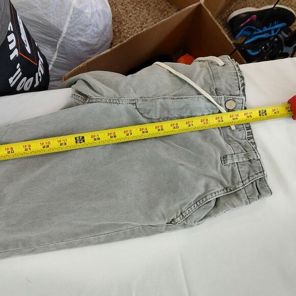 Paige Chirsty casual boho grey drawstring pants womens waist size 27 - Picture 5 of 5